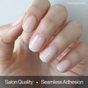 image:imageohora Semi Cured Gel Nail Strips N Coconut Veil  Solid White Works with Any Lamps SalonQuality Long Lasting Easy to Apply amp Remove  Includes 2 Prep Pads Nail File amp Wooden Stick