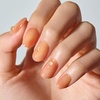 image:imageohora Semi Cured Gel Nail Strips N Momo  Art Orange Works with Any Lamps SalonQuality Long Lasting Easy to Apply amp Remove  Includes 2 Prep Pads Nail File amp Wooden Stick