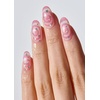 image:imageohora Semi Cured Gel Nail Strips N Peach Jelly  Works with Any Nail Lamps SalonQuality Long Lasting Easy to Apply amp Remove  Includes 2 Prep Pads Nail File amp Wooden StickN Candy Swirl