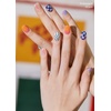 image:imageohora Semi Cured Gel Nail Strips N Peach Jelly  Works with Any Nail Lamps SalonQuality Long Lasting Easy to Apply amp Remove  Includes 2 Prep Pads Nail File amp Wooden StickN Snatched