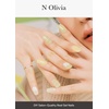 image:imageohora Semi Cured Gel Nail Strips N Peach Jelly  Works with Any Nail Lamps SalonQuality Long Lasting Easy to Apply amp Remove  Includes 2 Prep Pads Nail File amp Wooden StickN Olivia