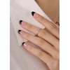 image:imageohora Semi Cured Gel Nail Strips N Peach Jelly  Works with Any Nail Lamps SalonQuality Long Lasting Easy to Apply amp Remove  Includes 2 Prep Pads Nail File amp Wooden StickN Chic French