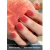 image:imageohora Semi Cured Gel Nail Strips N Peach Jelly  Works with Any Nail Lamps SalonQuality Long Lasting Easy to Apply amp Remove  Includes 2 Prep Pads Nail File amp Wooden StickN Peach Jelly