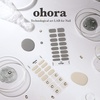 image:imageohora Semi Cured Gel Nail Strips P Orange Check Bear  Works with Any Nail Lamps SalonQuality Long Lasting Easy to Apply amp Remove  Includes 2 Prep Pads Nail File amp Wooden StickP Sun Daisy