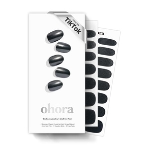 image:imageohora Semi Cured Gel Nail Strips 2025 Christmas Set N Dazzling Night amp N Tartan Bustier  Works with Any Lamps SalonQuality Long Lasting Easy to Apply amp RemoveN Boba Chrome