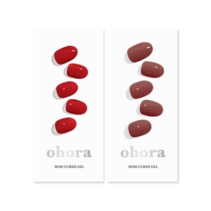image:imageohora Semi Cured Gel Nail Set of 2 N Addict amp N Brick  Professional SalonQuality Nail Care