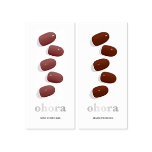 image:imageohora Semi Cured Gel Nail Set of 2 N Brick amp N Chilly  Professional SalonQuality Nail Care