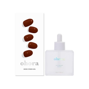 image:imageohora Semi Cured Gel Nail Set of 2 N Chilly amp Pro Easy Peel Remover  Professional SalonQuality Nail Care