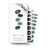 image:imageohora Semi Cured Gel Nail Strips N Smoky Mocha  Works with Any Lamps SalonQuality Long Lasting Easy to Apply amp Remove  Includes 2 Prep Pads Nail File amp Wooden StickN Stay Wild
