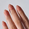 image:imageohora Gel Press On Nails  Pink Solid Art Short Square  Baby DaisyBlush Beige