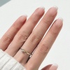 image:imageohora Gel Press On Nails  White French Short Square  Pure French