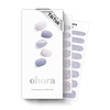 image:imageohora Semi Cured Gel Nail Strips N Love Bomb  Pink Glitter Works with Any UVLED Lamps SalonQuality Long Lasting Easy to Apply amp Remove  Includes 2 Prep Pads Nail File amp Wooden StickN Afterglow