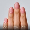 image:imageohora Gel Press On Nails  Pink Solid Art Short Square  Baby DaisyBaby Daisy