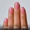 image:imageohora Gel Press On Nails  Pink Solid Art Short Square  Baby DaisyBallet Chrome