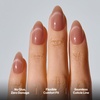 image:imageohora Gel Press On Nails  Pink Solid Art Short Square  Baby DaisyChampagne Glow