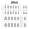 image:imageohora Gel Press On Nails  Pink Solid Art Short Square  Baby DaisyMilk Drop