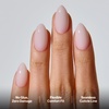 image:imageohora Gel Press On Nails  Pink Solid Art Short Square  Baby DaisyMilk Drop