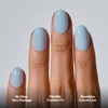 image:imageohora Gel Press On Nails  Pink Solid Art Short Square  Baby DaisyPowder Blue