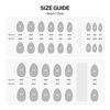 image:imageohora Gel Press On Nails  Pink Solid Art Short Square  Baby DaisyRuby Chrome
