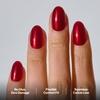 image:imageohora Gel Press On Nails  Pink Solid Art Short Square  Baby DaisyRuby Chrome