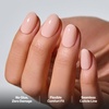 image:imageohora Gel Press On Nails  Pink Solid Art Short Square  Baby DaisySoft Cotton