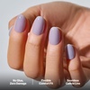 image:imageohora Gel Press On Nails  Pink Solid Art Short Square  Baby DaisySoft Lavender