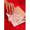 image:imageohora Semi Cured Gel Nail Strips N Love Bomb  Pink Glitter Works with Any UVLED Lamps SalonQuality Long Lasting Easy to Apply amp Remove  Includes 2 Prep Pads Nail File amp Wooden StickN Love Bomb