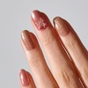 image:imageohora Semi Cured Gel Nail Strips N Mini Allure  Works with Any Lamps SalonQuality Long Lasting Easy to Apply amp Remove  Includes 2 Prep Pads Nail File amp Wooden StickN Rosy Bow