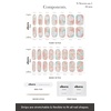 image:imageohora Semi Cured Gel Nail Strips N Mini Allure  Works with Any Lamps SalonQuality Long Lasting Easy to Apply amp Remove  Includes 2 Prep Pads Nail File amp Wooden StickN Newtro No1