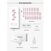 image:imageohora Semi Cured Gel Nail Strips N Mini Allure  Works with Any Lamps SalonQuality Long Lasting Easy to Apply amp Remove  Includes 2 Prep Pads Nail File amp Wooden StickN Pixie Dust Starter Kit