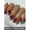 image:imageohora Semi Cured Gel Nail Strips N Mystic Chrome  Works with Any Lamps SalonQuality Long Lasting Easy to Apply amp Remove  Includes 2 Prep Pads Nail File amp Wooden StickN Bloody Blushy
