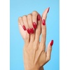 image:imageohora Semi Cured Gel Pedi Strips  Red Art Dot  N Berry PolkaN Addict