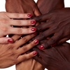image:imageohora Semi Cured Gel Pedi Strips  Red Art Dot  N Berry PolkaN Addict
