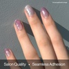 image:imageohora Semi Cured Gel Pedi Strips  Red Art Dot  N Berry PolkaN Ajisai Bloom
