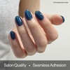 image:imageohora Semi Cured Gel Pedi Strips  Red Art Dot  N Berry PolkaN Blueberry Veil