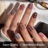 image:imageohora Semi Cured Gel Pedi Strips  Red Art Dot  N Berry PolkaN Cozy Plaid