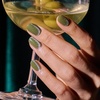 image:imageohora Semi Cured Gel Pedi Strips  Red Art Dot  N Berry PolkaN Olive Glow