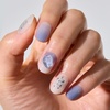 image:imageohora Semi Cured Gel Pedi Strips  Red Art Dot  N Berry PolkaN Shizuku Blue