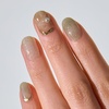 image:imageohora Semi Cured Gel Pedi Strips  Red Art Dot  N Berry PolkaN Soft Moss