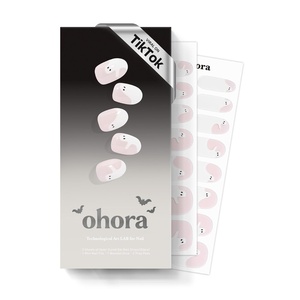 image:imageohora Semi Cured Gel Nail Strips N Mystic Chrome  Works with Any Lamps SalonQuality Long Lasting Easy to Apply amp Remove  Includes 2 Prep Pads Nail File amp Wooden StickN Peek a Boo